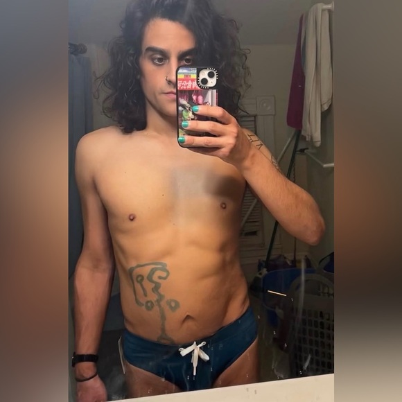 2(X)IST 2xist “Rio” Submerged/Cerulean Blue Swim Brief S/Small Rare - Picture 4 of 10